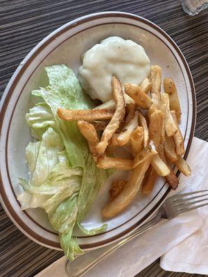 Classic Burger Side of French Fries