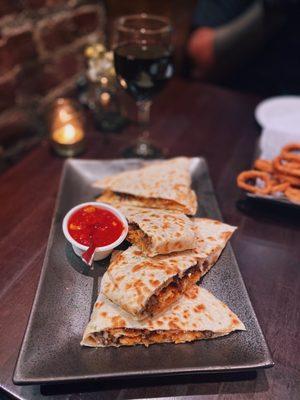 Crunchy Bulgogi Quesadilla- amazing to share!