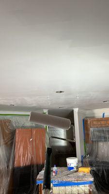 Paint ceiling