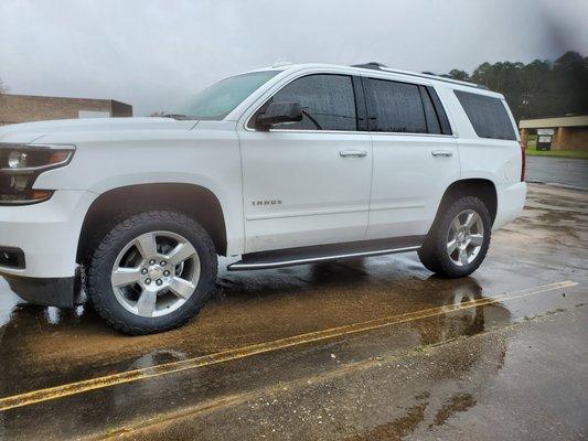 Great job on the Tahoe! They have done a great job for me (oil, tires,etc.) for 10 years!  Just picked up the most recent and love it!THANKS