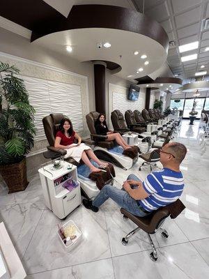 Pedicure chairs