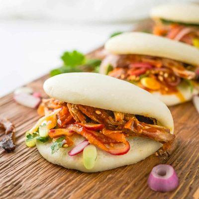 Spicy Fried Chicken Bao