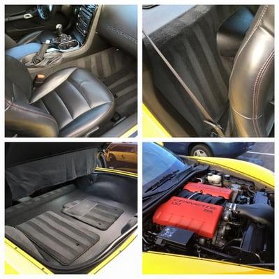 Corvette interior detail