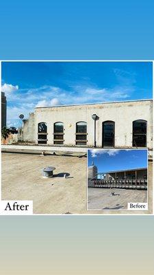 Rooftop Demo in Jacksonville Florida downtown