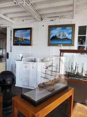 Models of ships