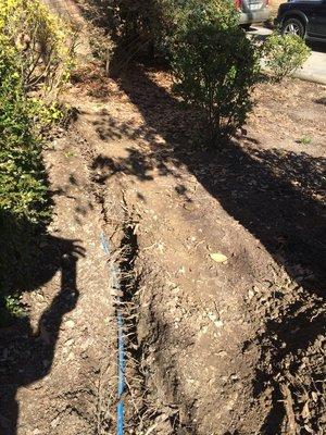 Replacing water line