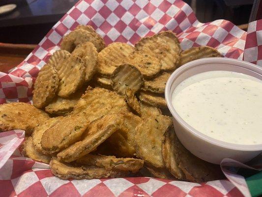 Fried Pickles with Ranch