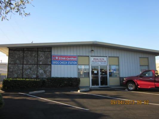 Paul's Auto Repair and STAR-Certified Smog Station. 32 years of experience.