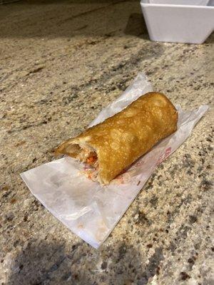 Was delivered a half eaten egg roll and the owner thought that was OK. SOOOO Enjoy.