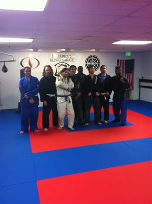 A few of our Jiu-Jitsu students and assistant instructors