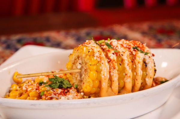 It's CORN! A big lump with knobs! It has the JUICE! I can't imagine a more beautiful thing! 
 
 Try our delicious Esquite!