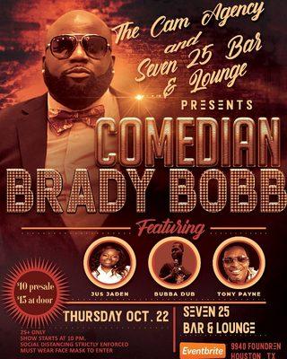 Brady Bobb & Friends Live Oct 22nd