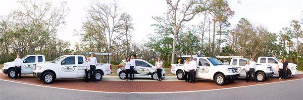 Royal Palm Pest Control Fleet and staff.