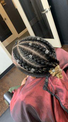 Different view of braids