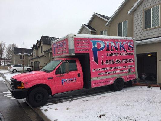 "If it's dirty or stinks, call Pink's!"