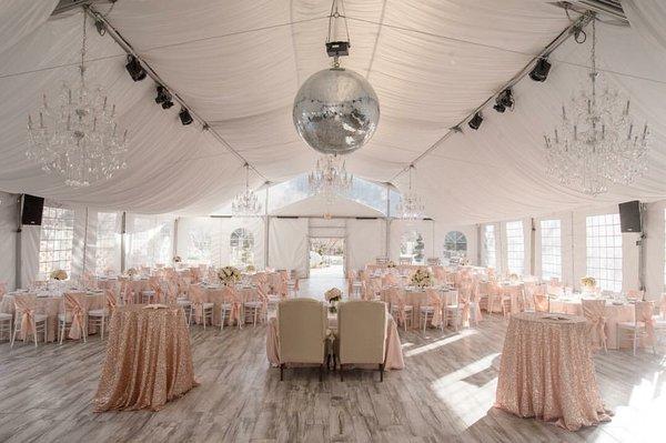 White chiavari chairs