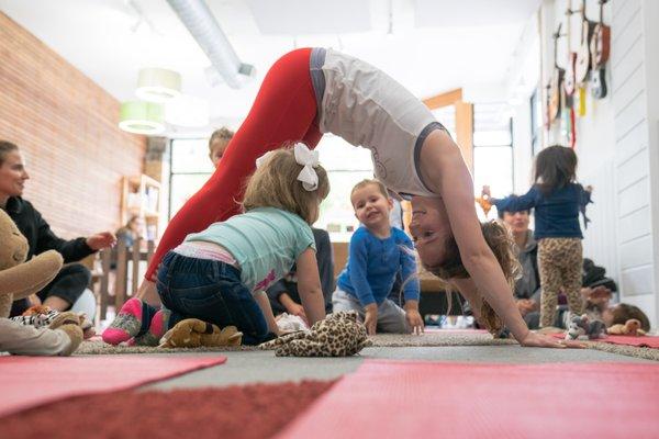 Buddha Belly Kids Yoga at Mr. Dave Music