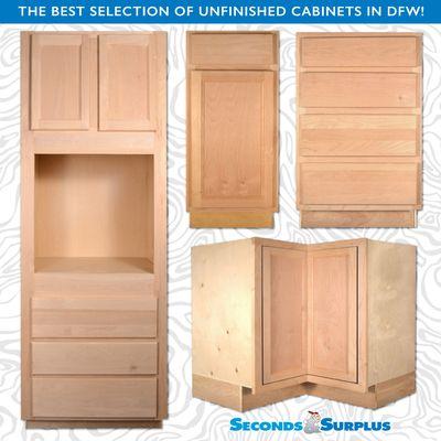 SHOP NOW!: http://www.secondsandsurp­lus.com/cabinets/kitchen-cabinets/unfinished-cabinets