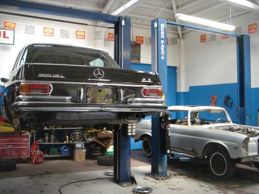 Sal's 6.3 and 3.5 coupe under restoration