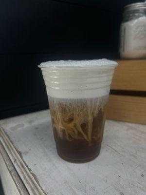 Cold brew with vanilla cold foam