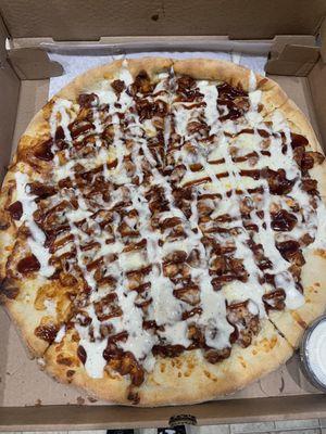 Chicken BBQ Ranch Gourmet Pizza