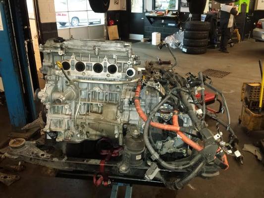 Experts at hybrid engine replacement