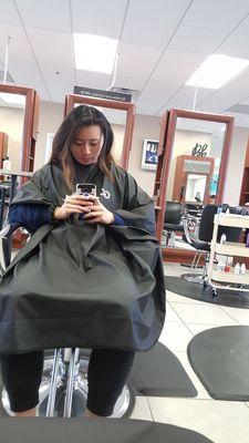 About to get my balayage!