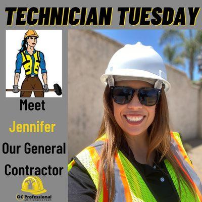 Meet Jennifer, Our Female General Contractor!