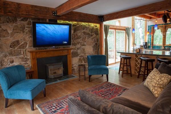 living room in the Casita