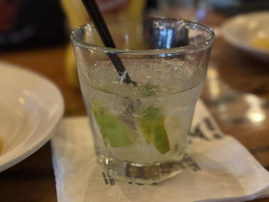 Vodka soda water lime