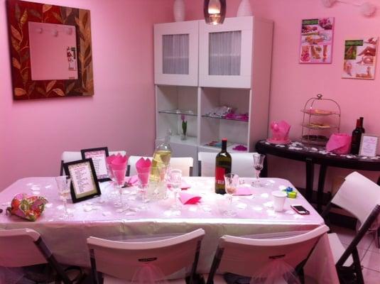 Bridal Shower room