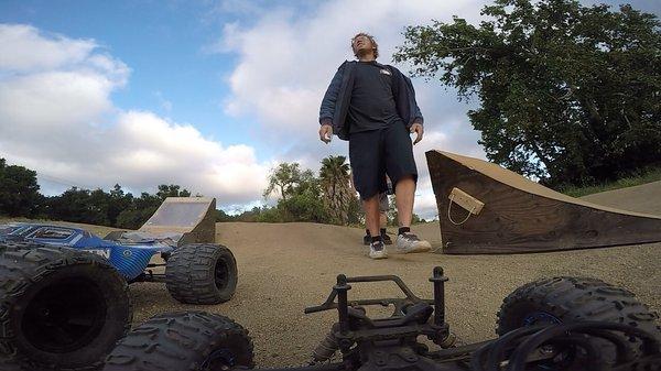 I'm JP I started the rc track when they bulldozed the BMX track1998. been building jumps out there since 1992#everydayIMshovelin