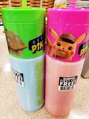 Pikachu & Psyduck slurpee cups..so cute!!