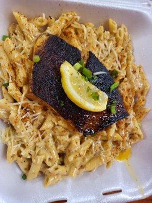 Blackened Salmon Pasta (Tuesday & Wednesday  Menu)