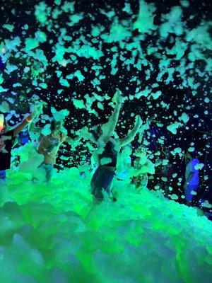 Glow foam!