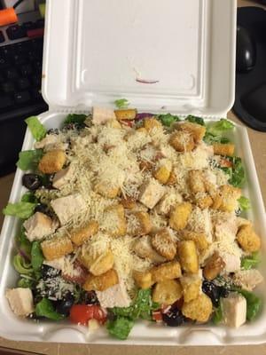 fully loaded chicken salad!