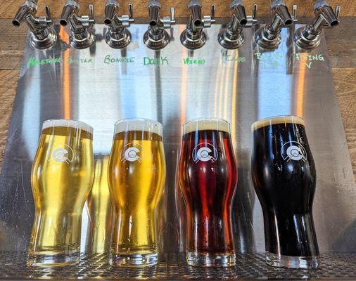 Knuckle Puck Brewery, just a few of their exceptional lineup!