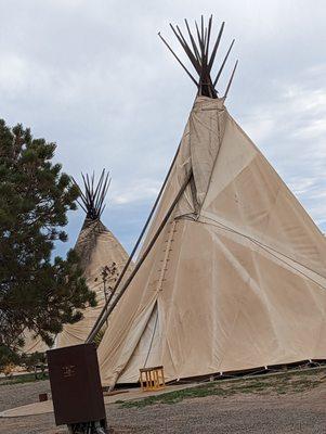 Yes cool as heck huge teepees if you desire