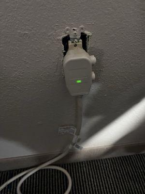 Unsafe outlet