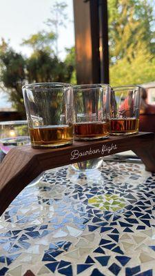 bourbon flight