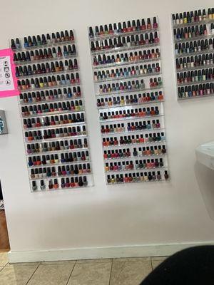 Nail color selection