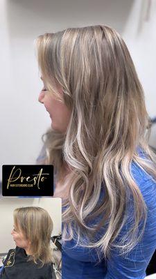 Light weight hair extensions for thin hair