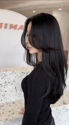 long layered cut