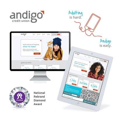 Andigo branding evolution and campaign