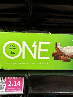 Close out on delicious protein bars - usually $2.99 each!