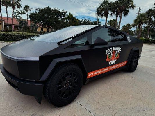 New Boca Tanning Cyber Truck! Catch it at @bocatanningclubstuart!