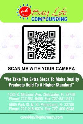 Scan me with your phone and go directly to our website!