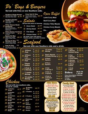 Check our menu