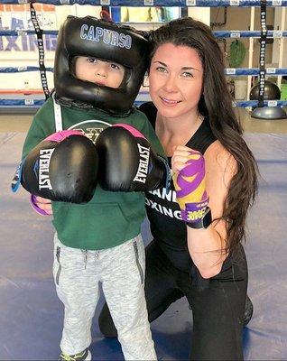 Trainer Jess is also top womens Amateur Boxer. Train with a real Boxer. Book your Class Now!