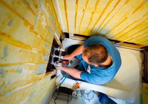 Three Handle Shower Valve Replacement